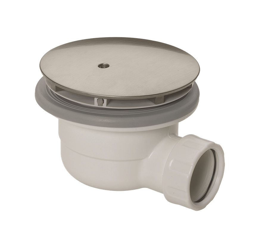 High Flow Shower Tray Waste (Finish Brushed Nickel) in Showering SKU Z1205BNKL Burlington