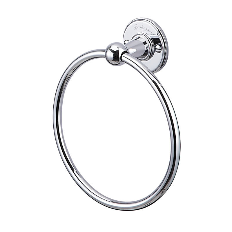 Towel Ring (Chrome) in Accessories SKU A3 CHR Burlington Bathrooms