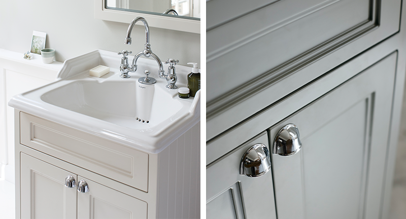Traditional Bathroom Style | Create a practical and classic bathroom design with a beautiful traditional style vanity unit.
