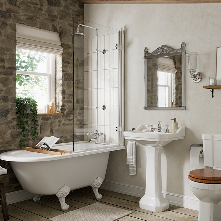 Traditional Bathroom | Create an expressive modern or classic bathroom with nature in your space