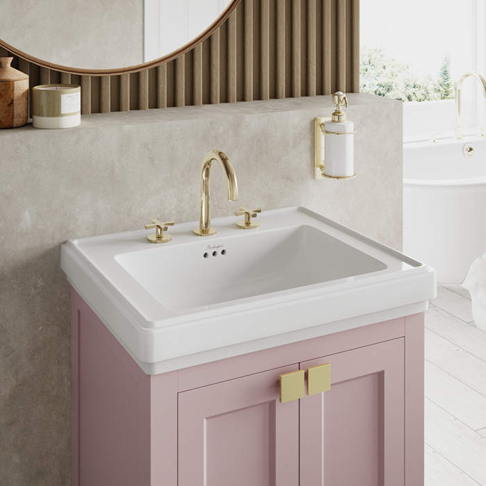 Art Deco bathroom | Reimagine 1920s bathroom style with the Riviera Collection.