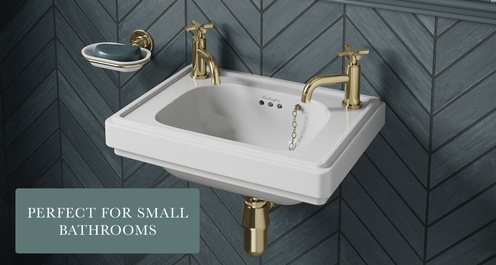 Art Deco bathroom | Create a modern classic bathroom you'll love with the Riviera Collection