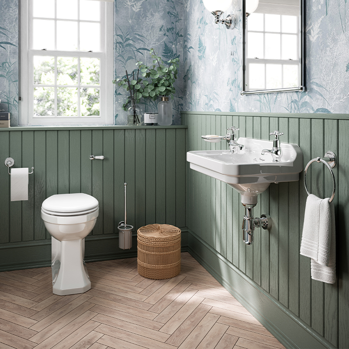 Traditional bathroom suite | From small bathroom remodels to cloakroom designs, inspire your next renovation with a wishlist of our favourite looks for 2022
